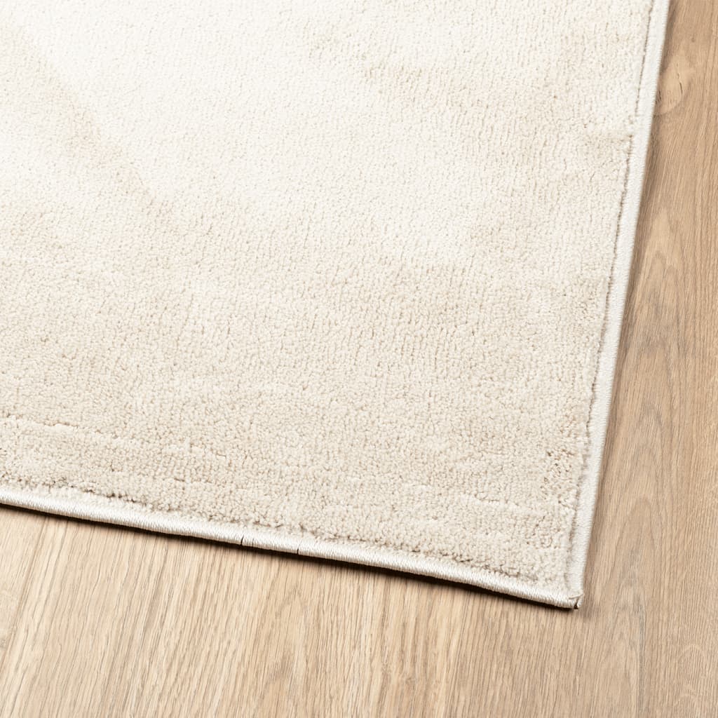 Teppe OVIEDO kort luv beige 140x200 cm
