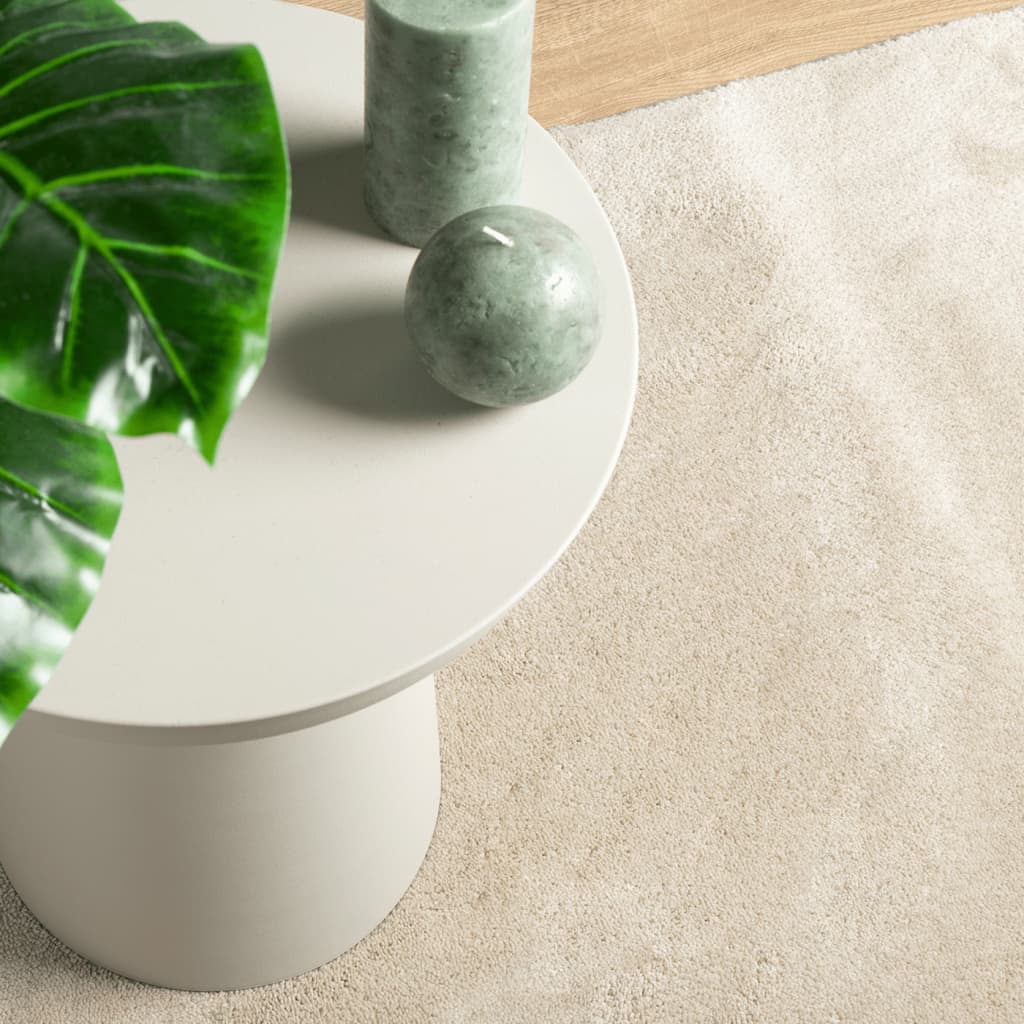 Teppe OVIEDO kort luv beige 140x200 cm