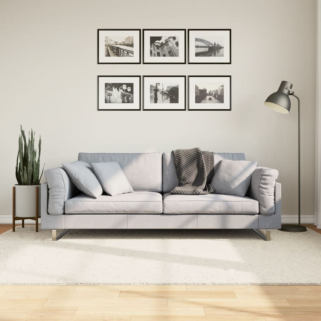 Teppe OVIEDO kort luv beige 160x230 cm