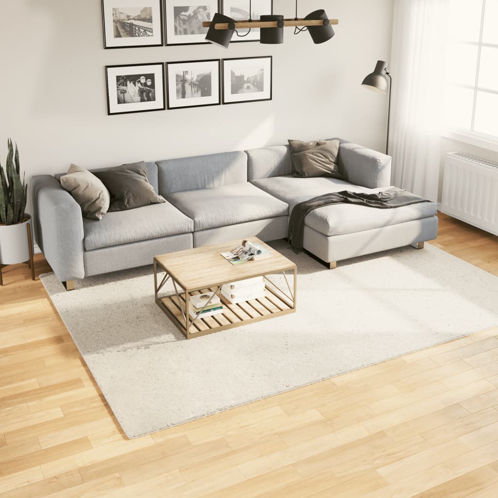 Teppe OVIEDO kort luv beige 200x280 cm