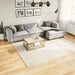 Teppe OVIEDO kort luv beige 240x240 cm