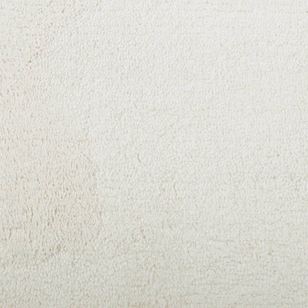 Teppe OVIEDO kort luv kremhvit 120x170 cm