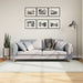 Teppe OVIEDO kort luv kremhvit 140x200 cm