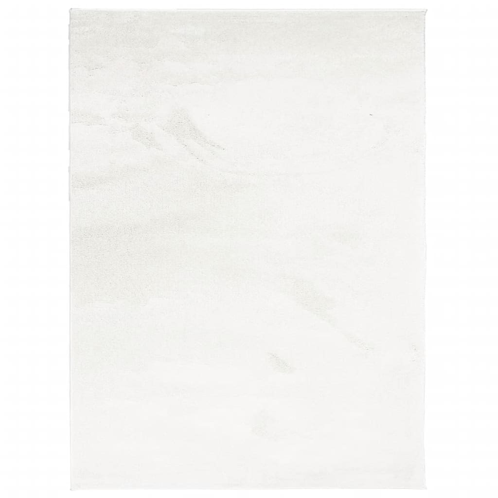 Teppe OVIEDO kort luv kremhvit 240x340 cm