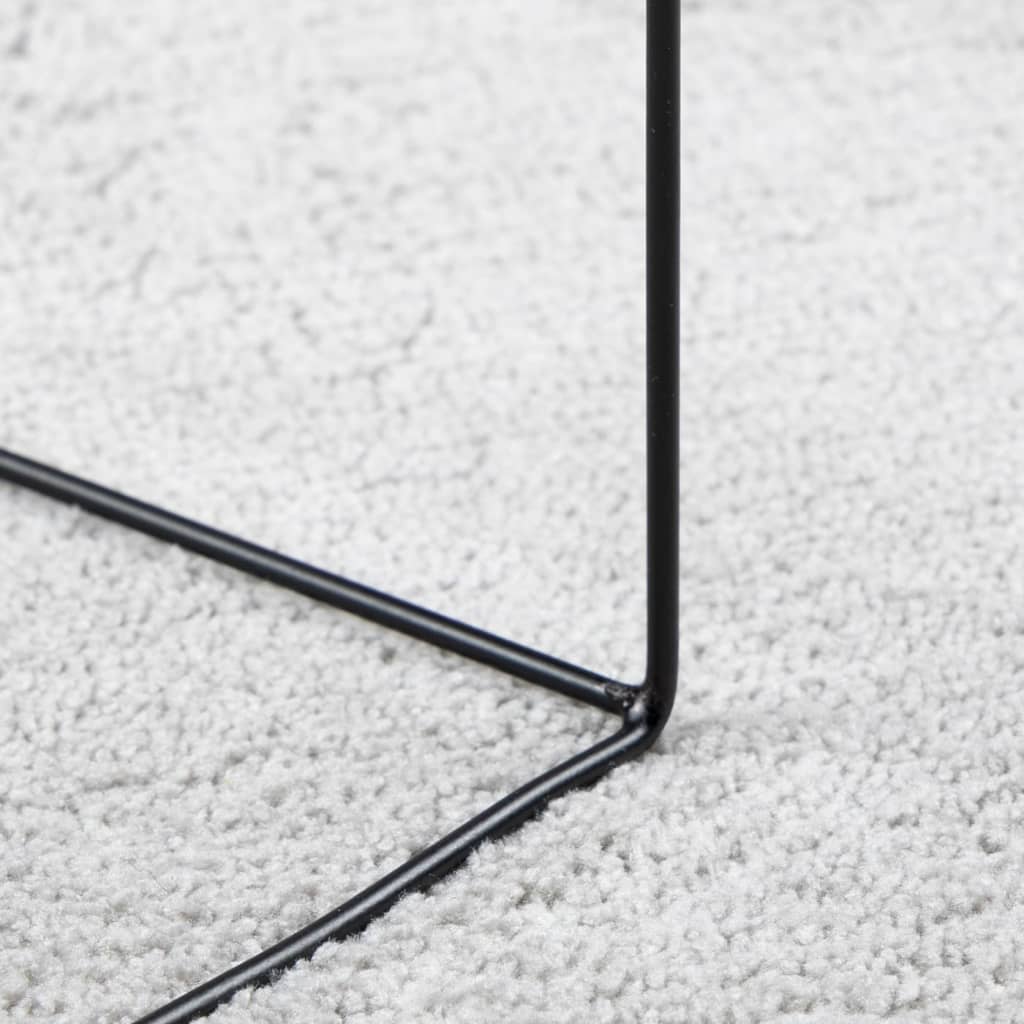 Teppe OVIEDO kort luv grå 160x230 cm vidaXL