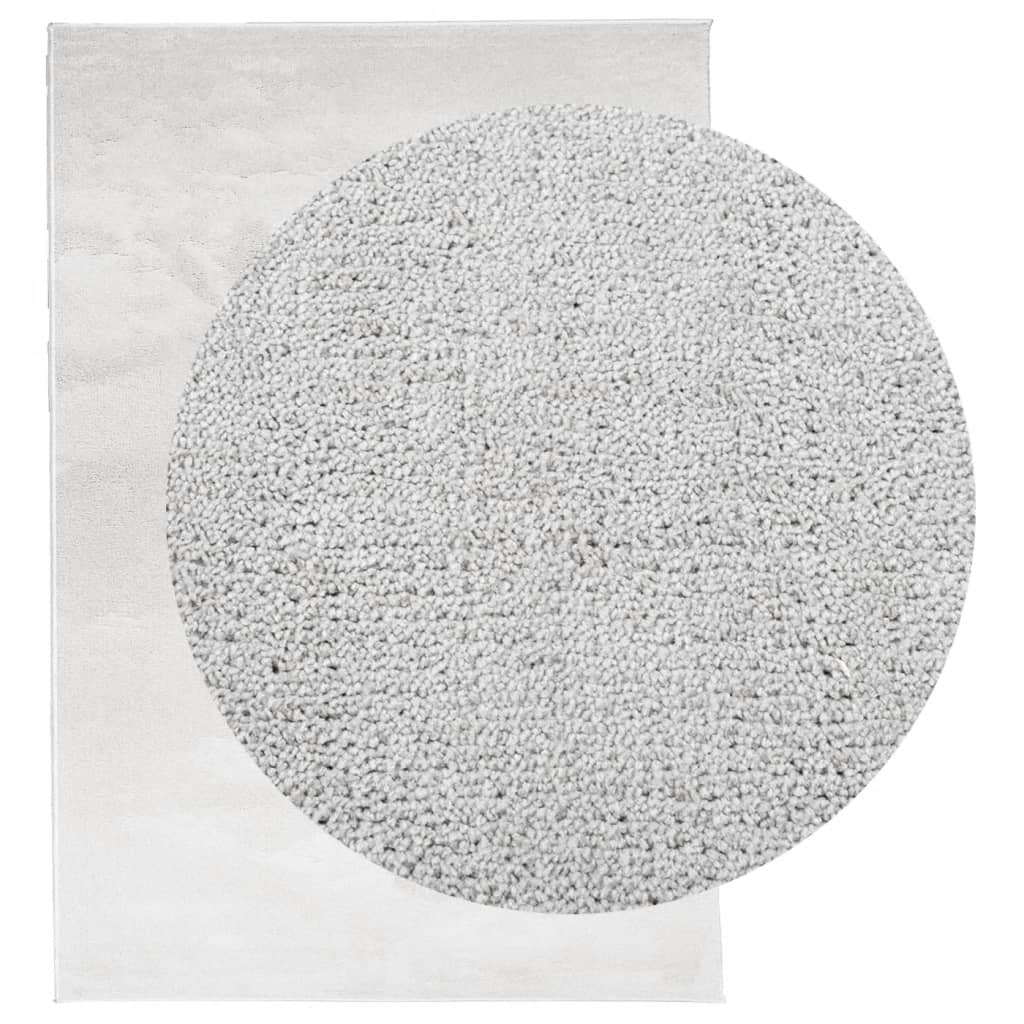 Teppe OVIEDO kort luv grå 200x280 cm