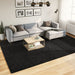 Teppe OVIEDO kort luv svart 240x340 cm