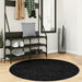 Teppe OVIEDO kort luv svart Ø 120 cm