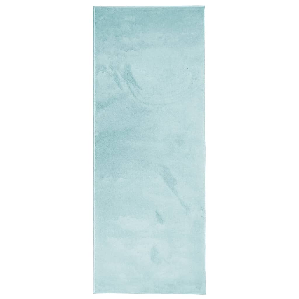Teppe OVIEDO kort luv grønn 80x200 cm