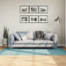 Teppe OVIEDO kort luv grønn 100x200 cm