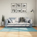 Teppe OVIEDO kort luv grønn 120x170 cm