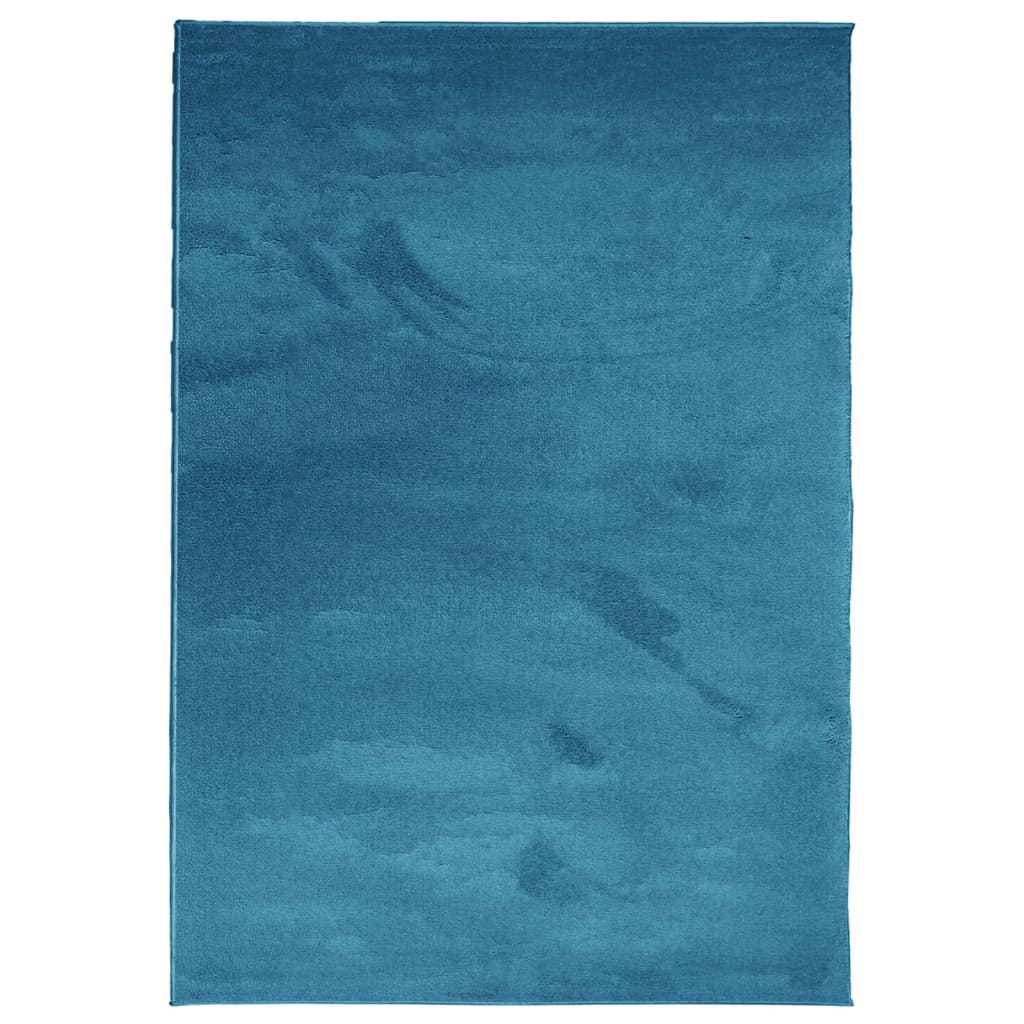 Teppe OVIEDO kort luv turkis 140x200 cm
