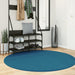 Teppe OVIEDO kort luv turkis Ø 160 cm