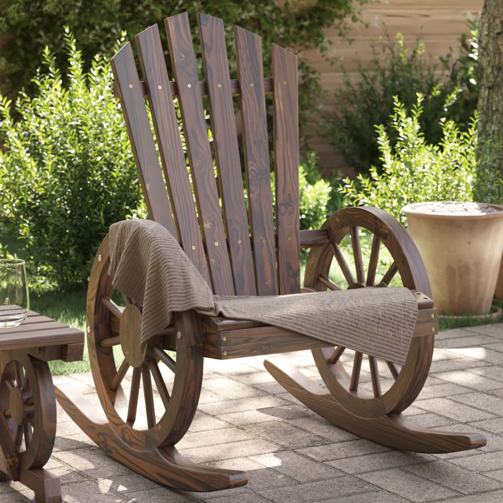 Adirondack gyngestoler 2 stk heltre gran