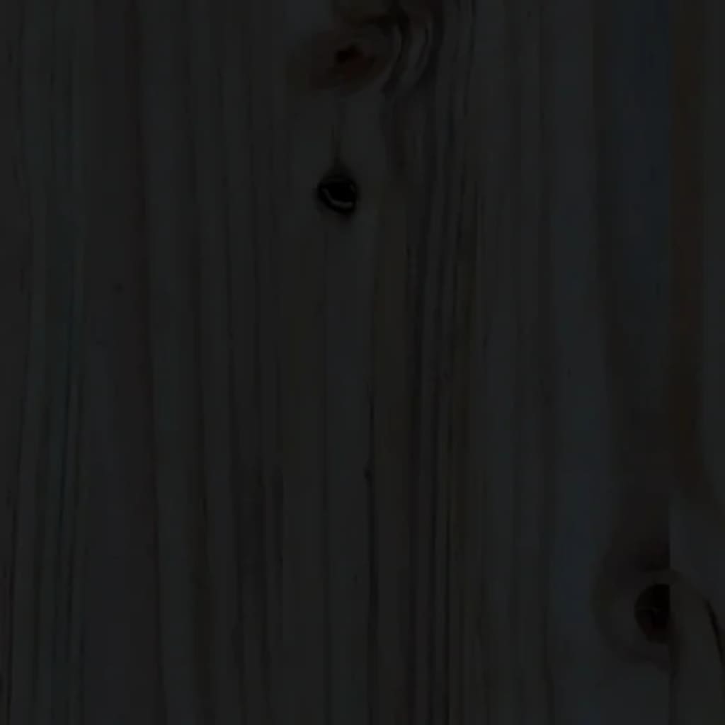 Dagseng svart 90x200 cm heltre furu