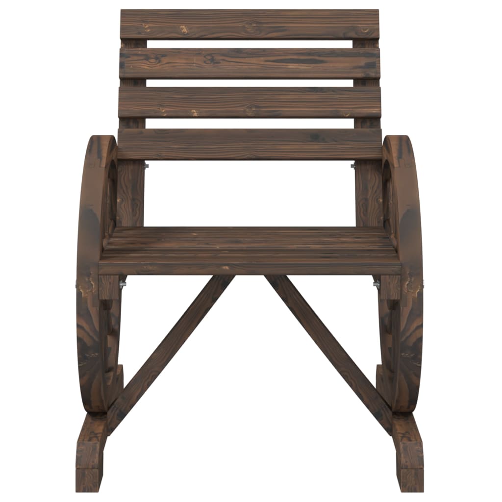 Hagestoler 2 stk 58x58x78,5 cm heltre gran