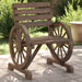 Hagestoler 2 stk 58x58x78,5 cm heltre gran
