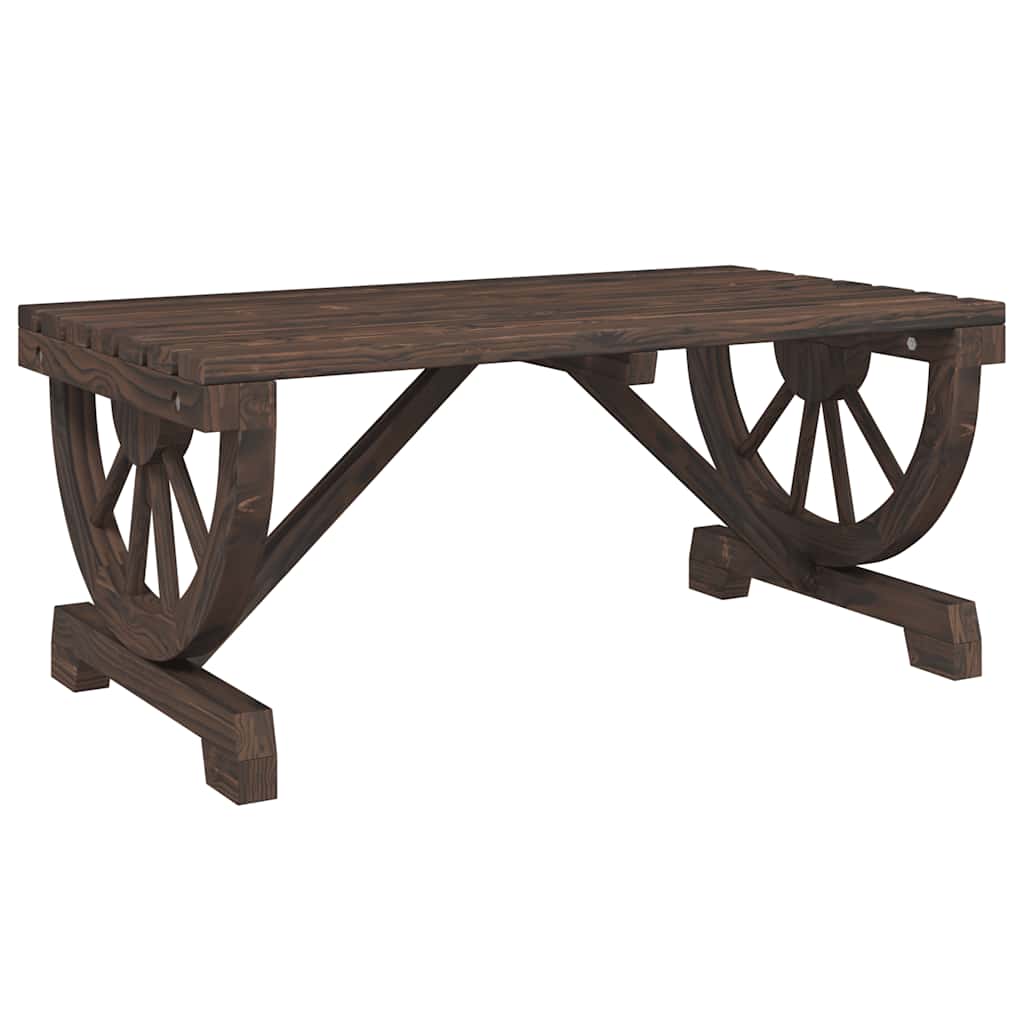 Salongbord for hage 90x50x40 cm heltre gran