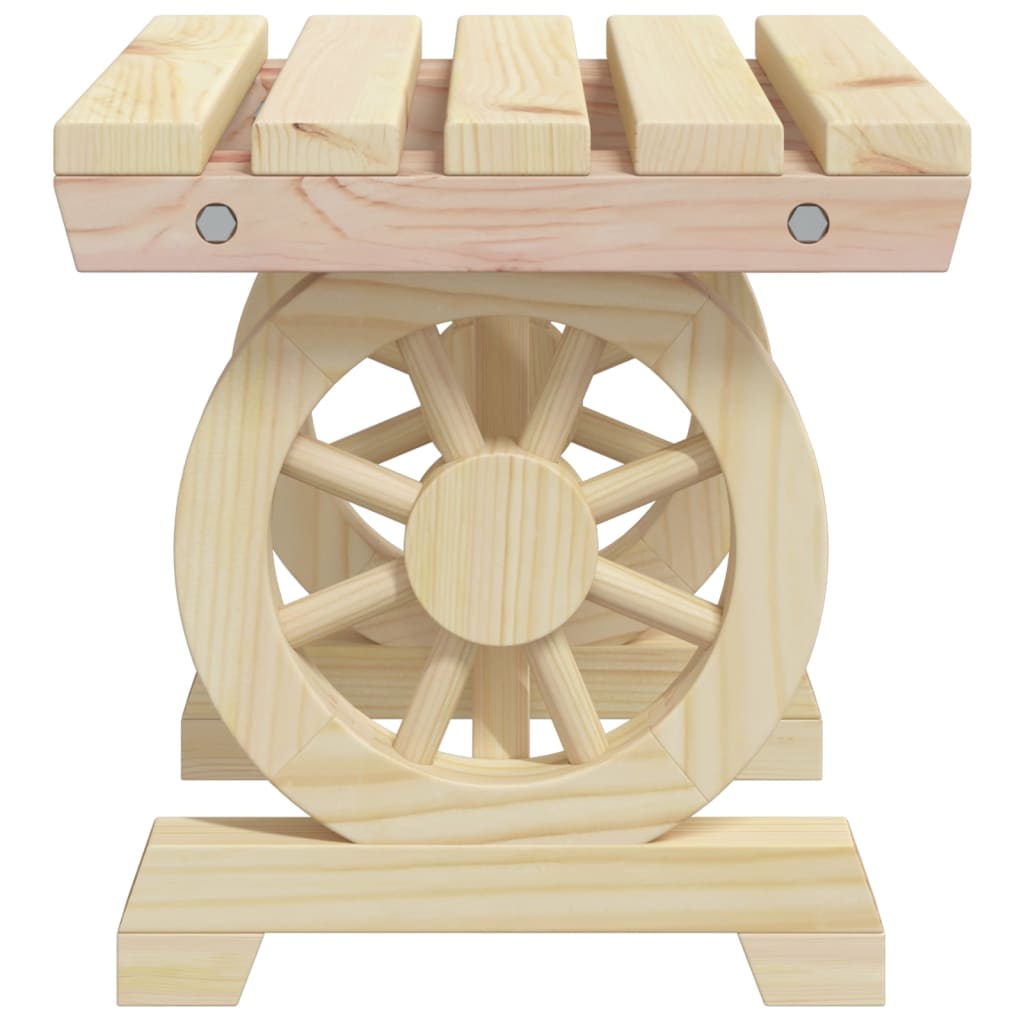 Hagefotskammel 40x36,5x38,5 cm heltre gran