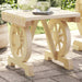 Hagefotskammel 40x36,5x38,5 cm heltre gran