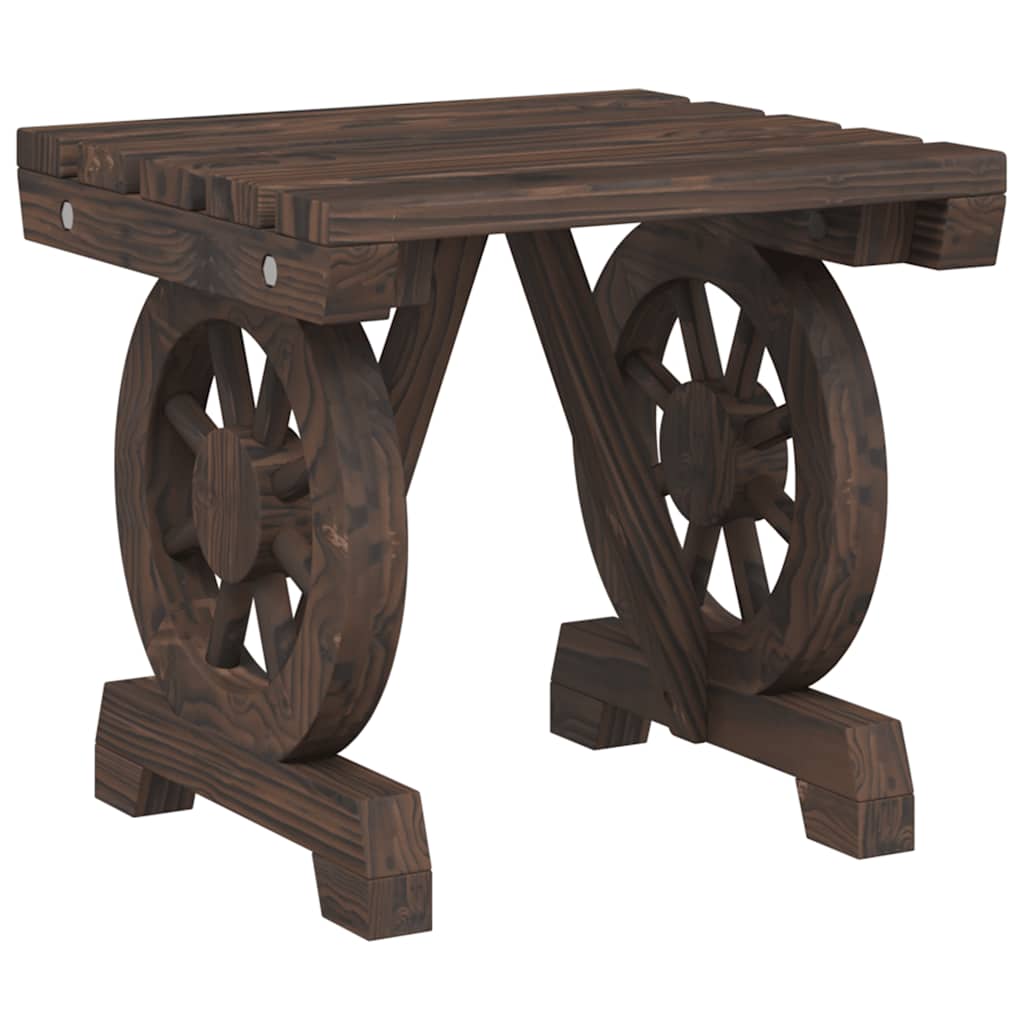 Hagefotskammel 40x36,5x38,5 cm heltre gran