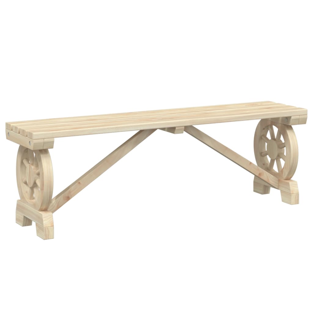Hagebenk 115 cm heltre gran