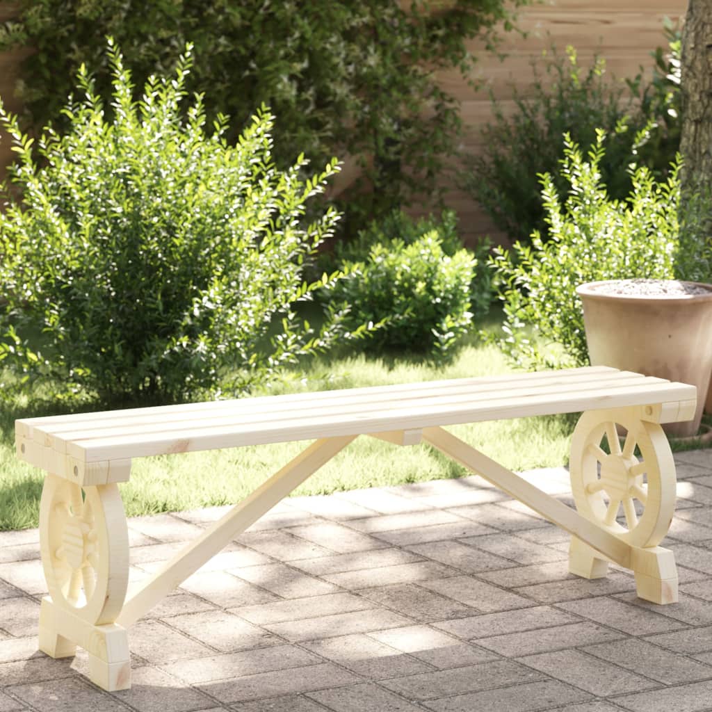 Hagebenk 115 cm heltre gran