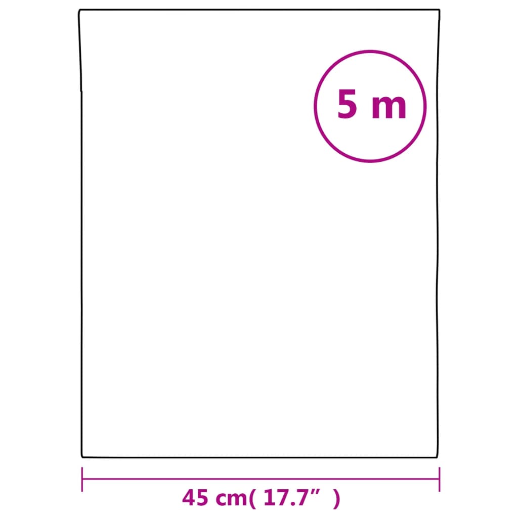 Vindusfilm frostet grå 45x500 cm PVC
