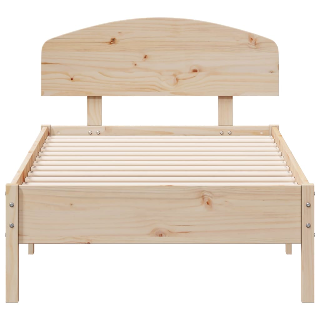 Sengeramme uten madrass 75x190 cm heltre furu