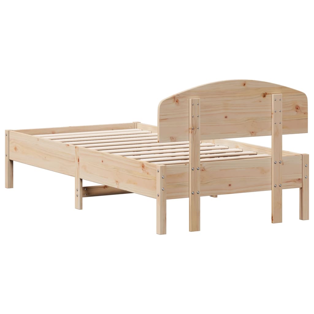 Sengeramme uten madrass 75x190 cm heltre furu