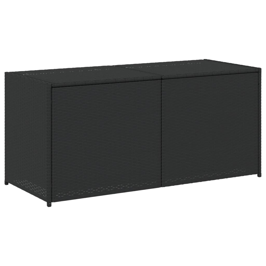 Putekasse svart 283L cm polyrotting