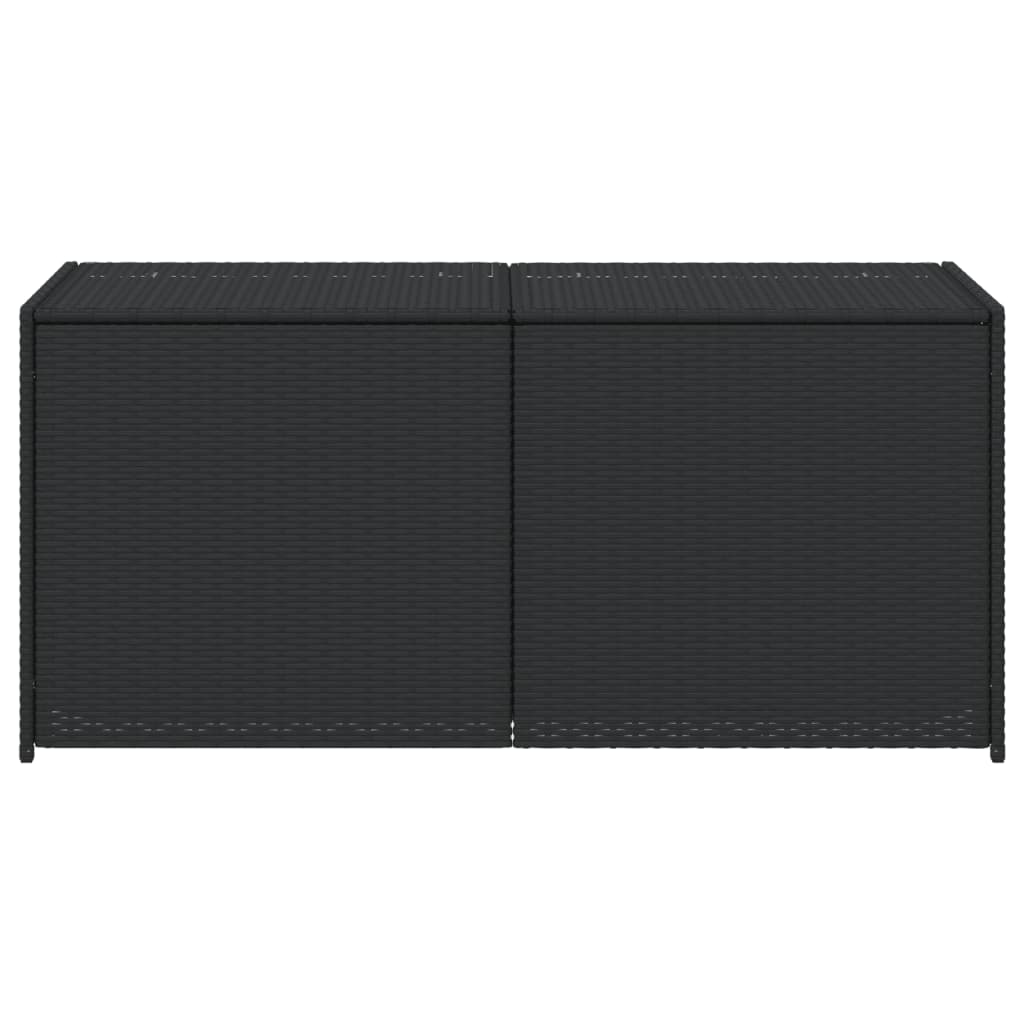 Putekasse svart 283L cm polyrotting
