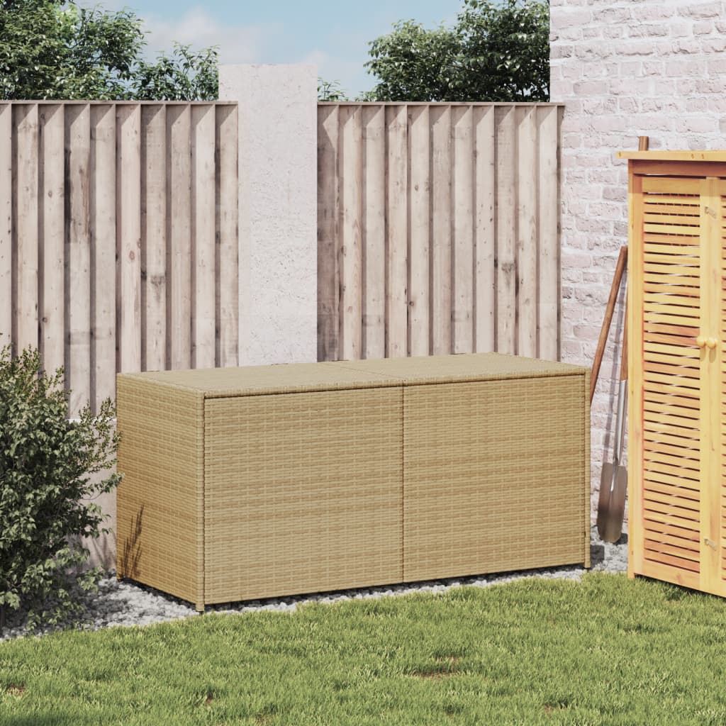 Putekasse blandet beige 283L cm polyrotting