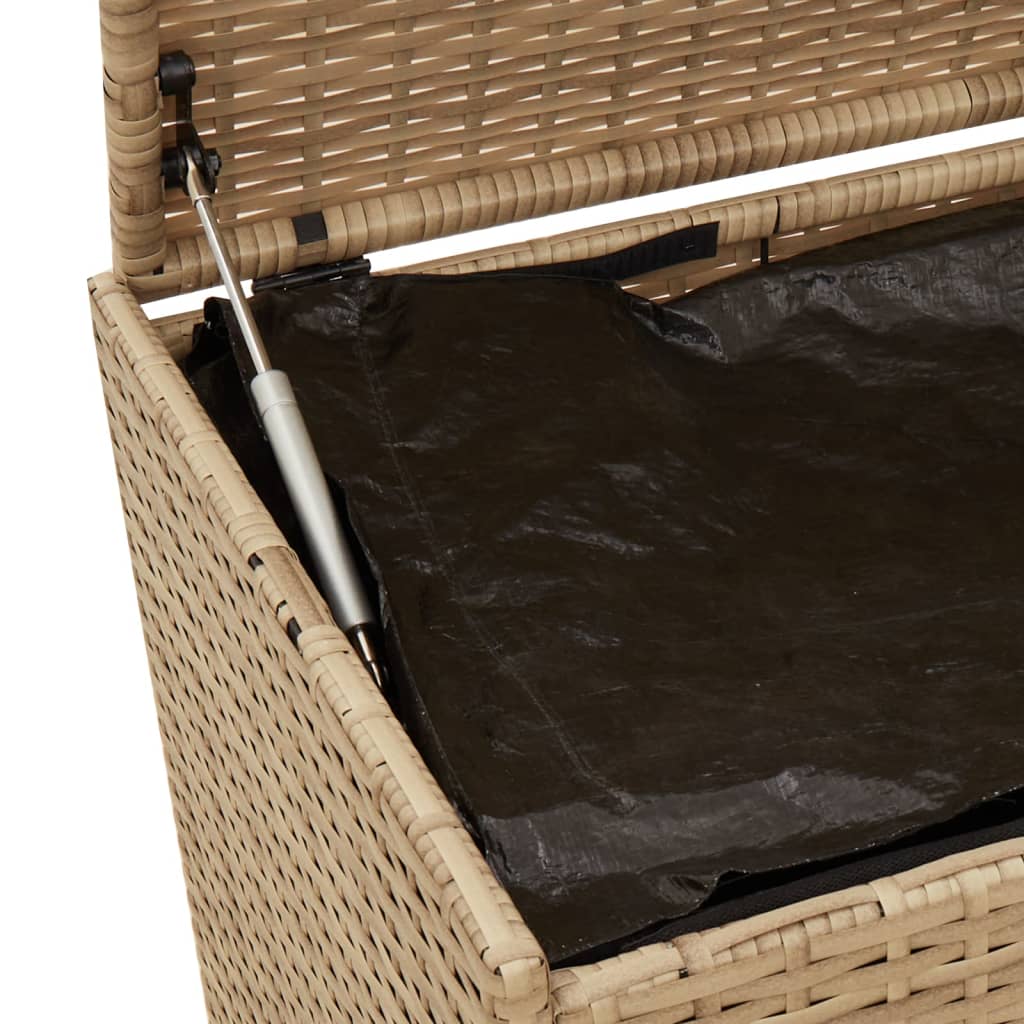 Putekasse blandet beige 283L cm polyrotting