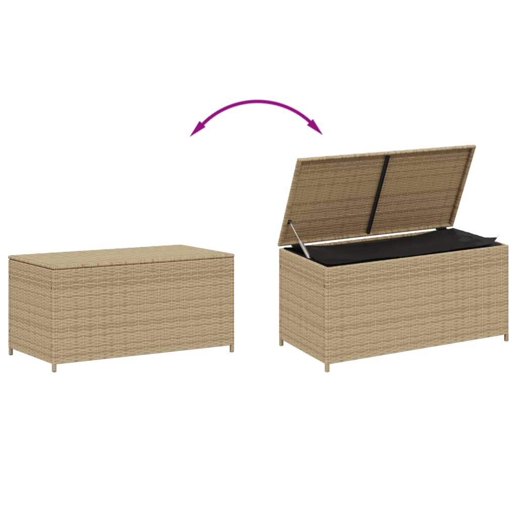 Putekasse blandet beige 190L cm polyrotting