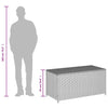 Putekasse blandet beige 190L cm polyrotting