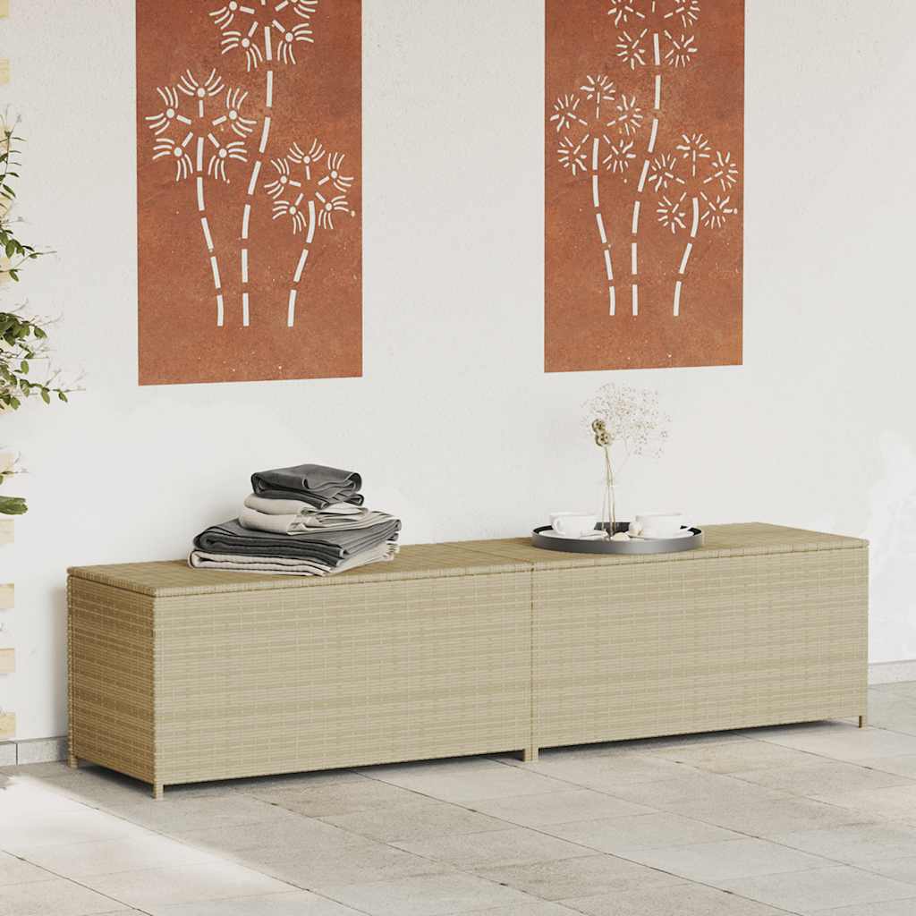 Putekasse blandet beige 469L cm polyrotting