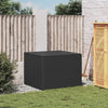 Putekasse svart 291L cm polyrotting