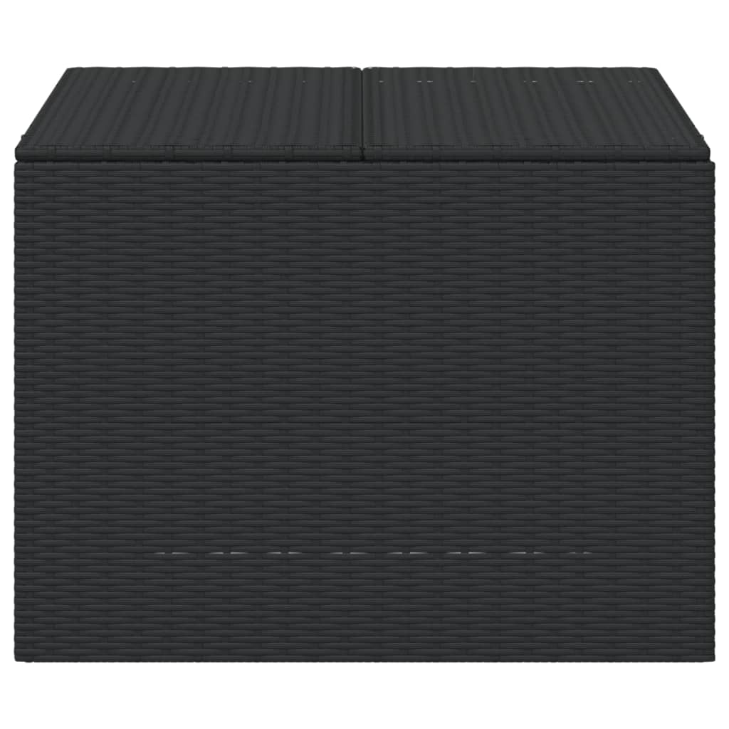 Putekasse svart 291L cm polyrotting
