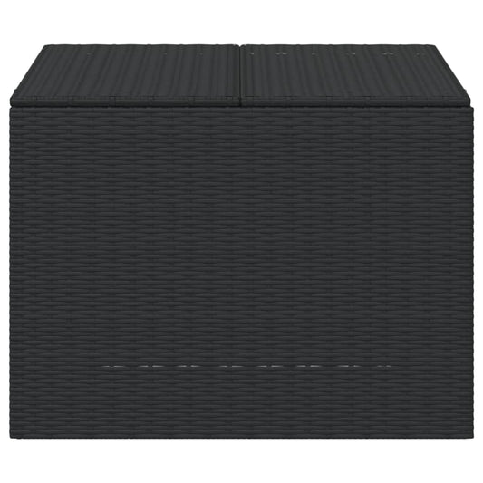 Putekasse svart 291L cm polyrotting