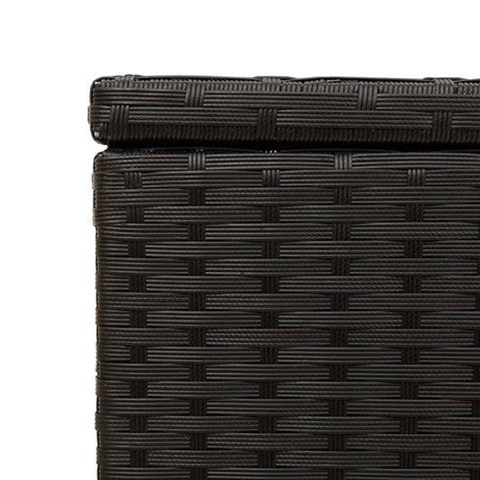 Putekasse svart 291L cm polyrotting