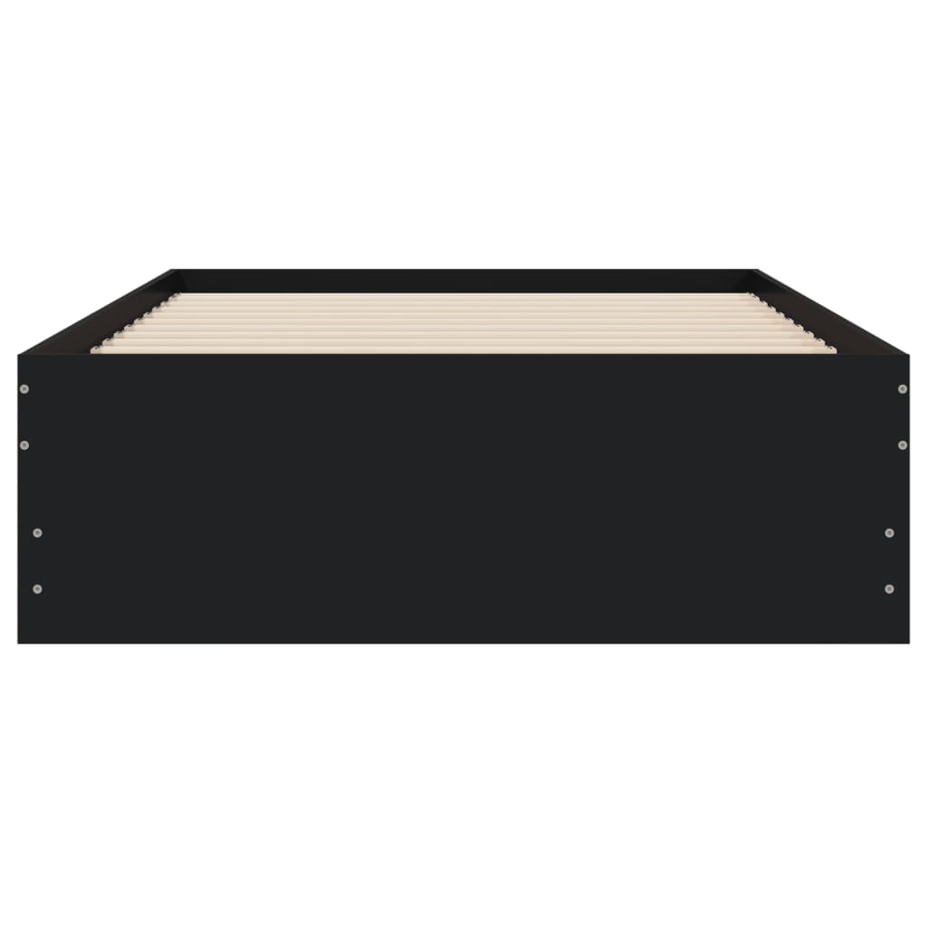 Sengeramme med skuffer betonggrå 100x200 cm konstruert tre