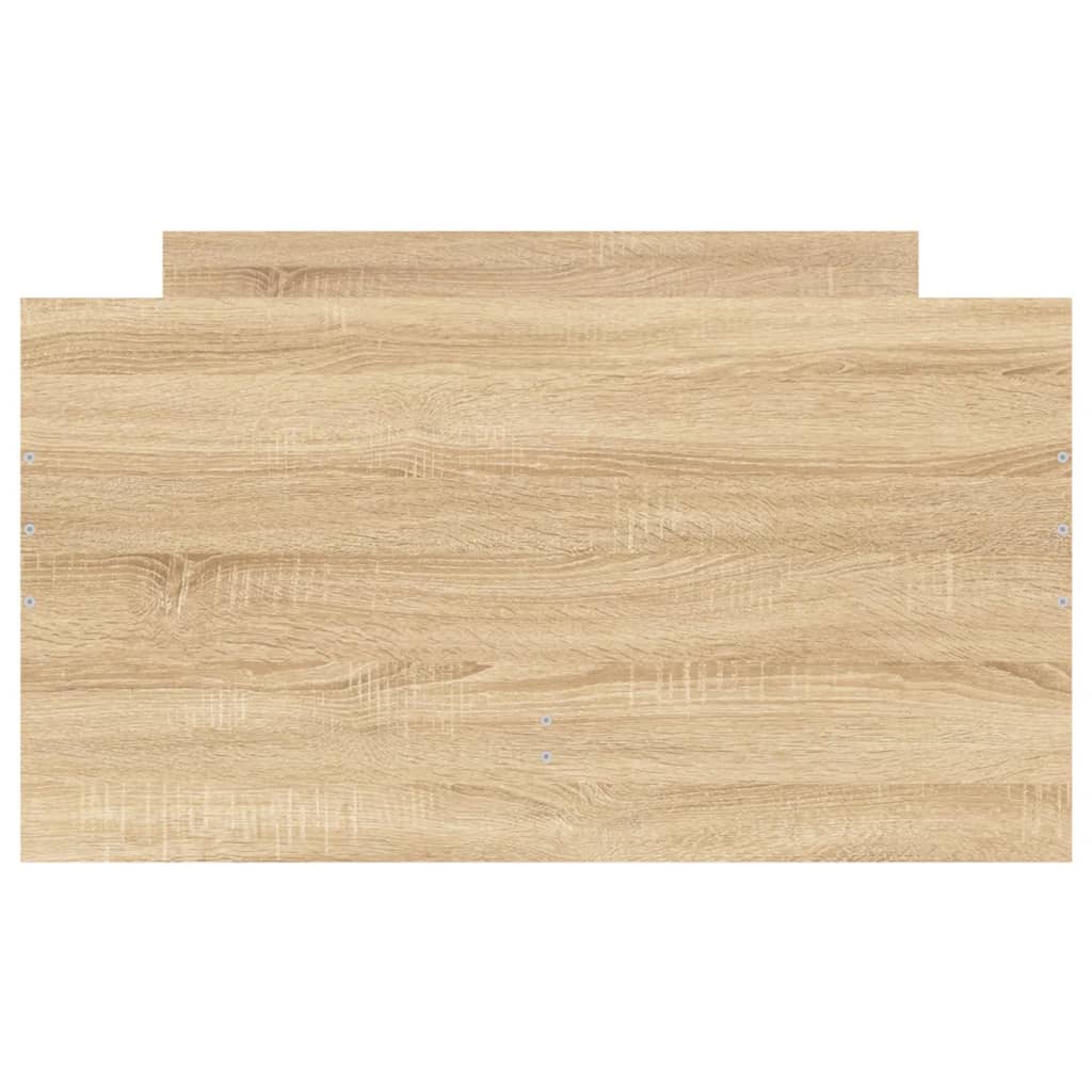 Sengeramme med skuffer sonoma eik 90x190 cm