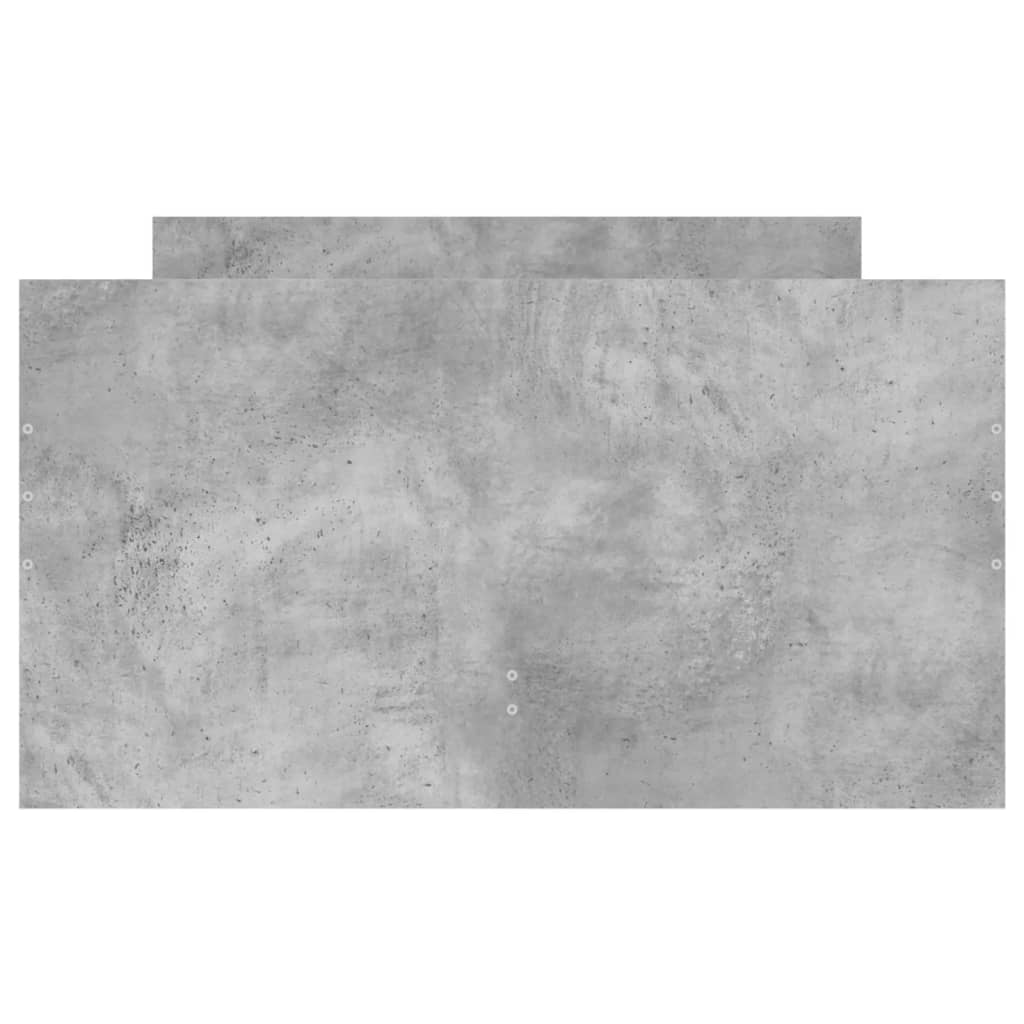 Sengeramme med skuffer betonggrå 90x190 cm