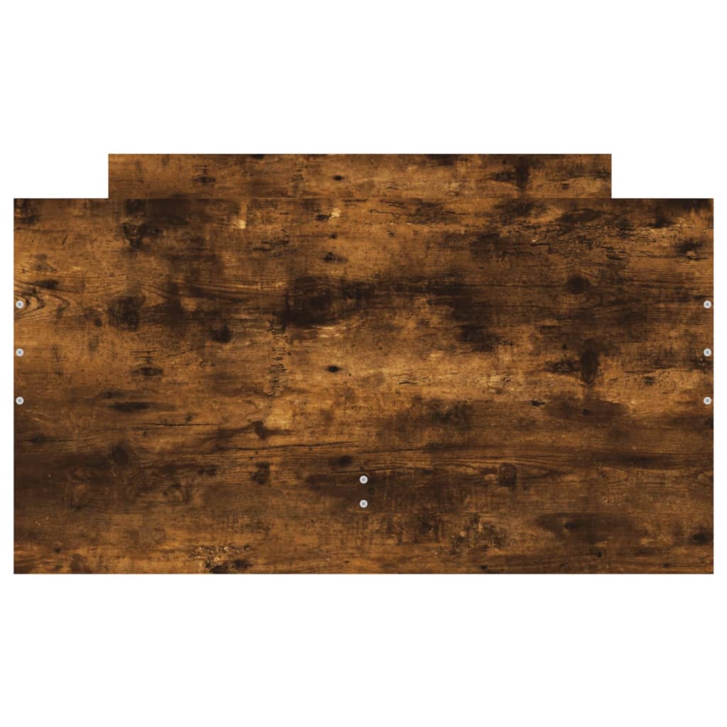 Sengeramme med skuffer røkt eik 75x190 cm