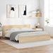Sengeramme med hodegavl sonoma eik 160x200 cm