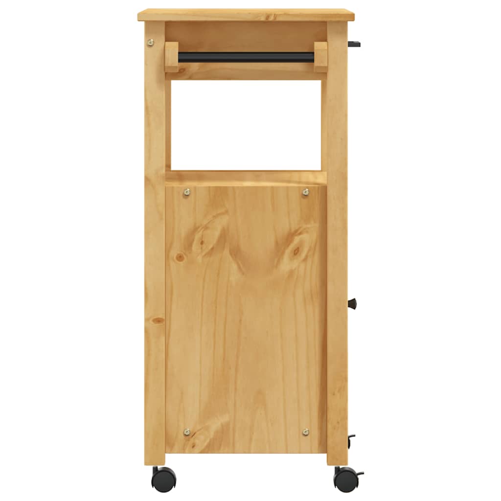Kjøkkenvogn MONZA 48x40x88,5 cm heltre furu