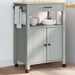 Kjøkkenvogn MONZA 60x40x88,5 cm heltre furu