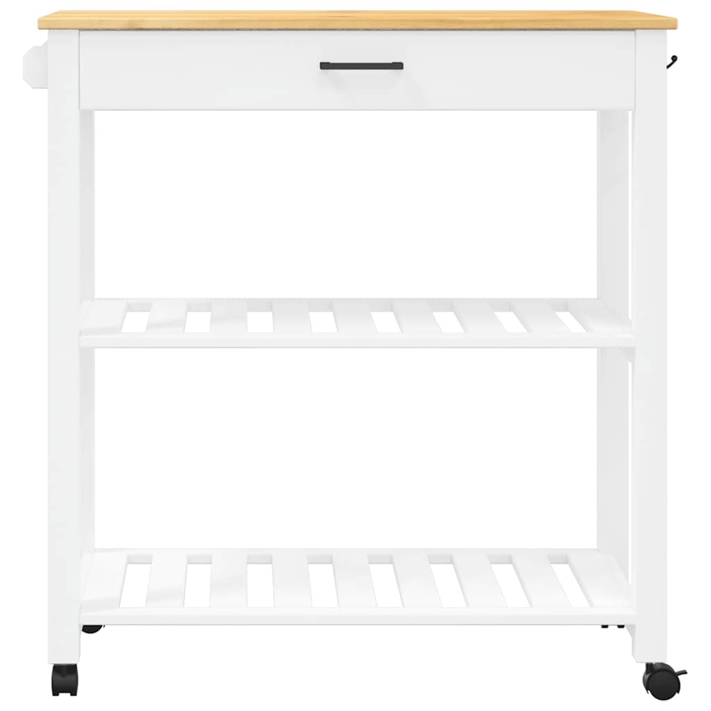 Kjøkkenvogn MONZA 84x40x88,5 cm heltre furu