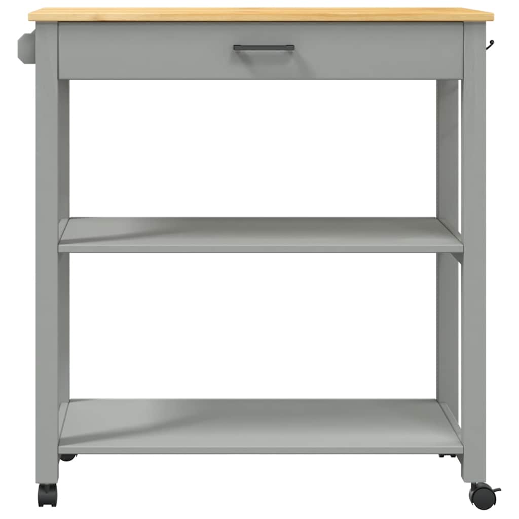 Kjøkkenvogn MONZA 84x40x88,5 cm heltre furu